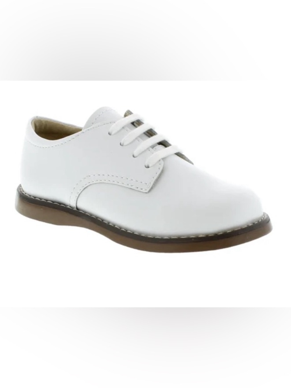 Footmates Classic Blucher Leather Oxford Willy - 8800 - WHITE (Size: 8)
